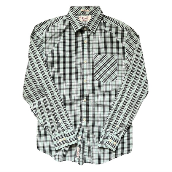Plaid Penguin Button-Down Shirt - Picture 4 of 5